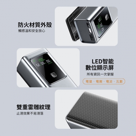 MCK 台灣製造 19200mAh 100W數顯快充行動電源（數顯電壓、電流、瓦數）