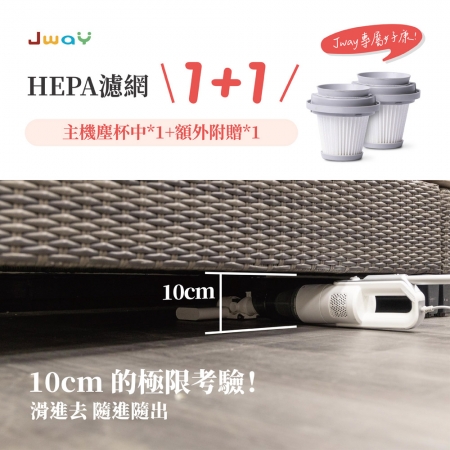  JWAY 小立人︱手持直立兩用吸塵器 JY-SV22.22P（貓砂剋星 手持 有線吸塵器 自體站立 電線收納 打掃）