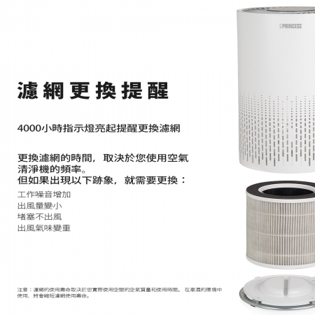《買一送一》【PRINCESS 荷蘭公主】HEPA13濾網 （354787空氣清淨機專用）
