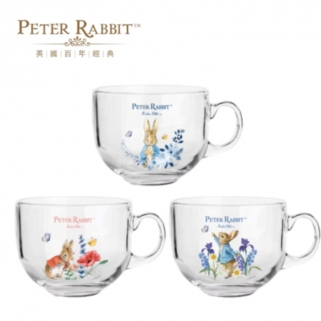 【PETER RABBIT 比得兔】玻璃湯杯 - 6 款可選 （ 正版授權 ）