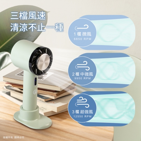 aibo 冰鎮冷敷 手持桌立 USB充電式隨身支架風扇