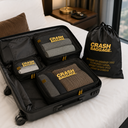 【好買點數放大】CRASH EASY LIFE KIT 旅行收納組 - 經典黑