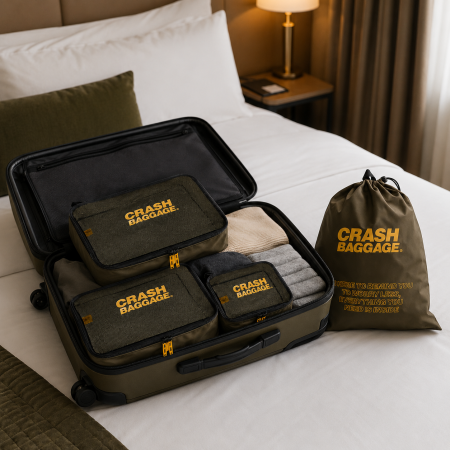【好買點數放大】CRASH EASY LIFE KIT 旅行收納組 - 軍綠