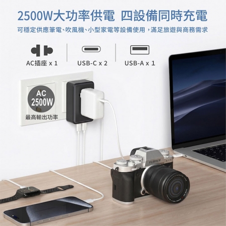 Wephone 輕薄型 PD45W 出國旅遊轉接頭（歐規/英規/澳規）