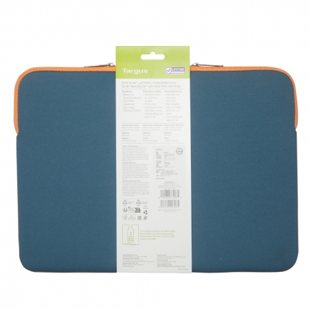【Targus】Pulse II EcoSmart 15-16吋 環保輕薄內膽包 筆電保護包 - 藍色 TBS97102（TG-TBS97102）