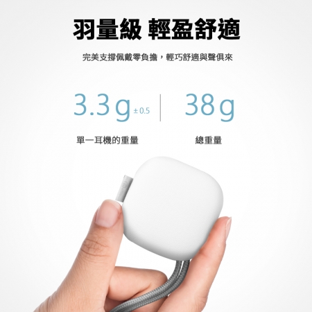 aibo 美型真無線 TWS 藍牙5.3耳麥（掛繩款）