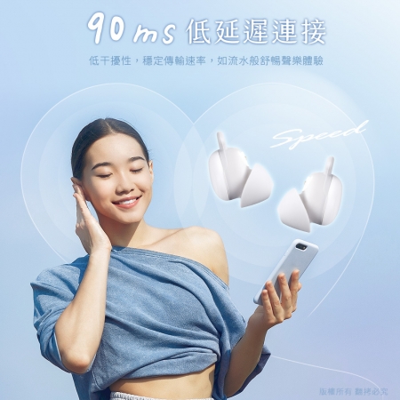 aibo 睡眠降噪 貼耳隱形藍牙5.3耳機