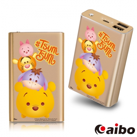 【Disney】TSUM TSUM 堆疊友情 7800mAh 行動電源