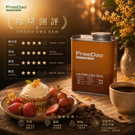 Free Dao 哥斯大黎加 音樂家 莫札特 227g 鐵罐精裝 精品咖啡豆