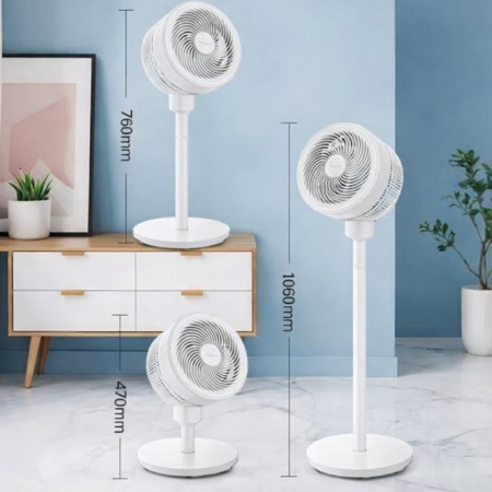 【KE嘉儀】三段風量 10吋桌立兩用靜音循環扇  （KEF-267）