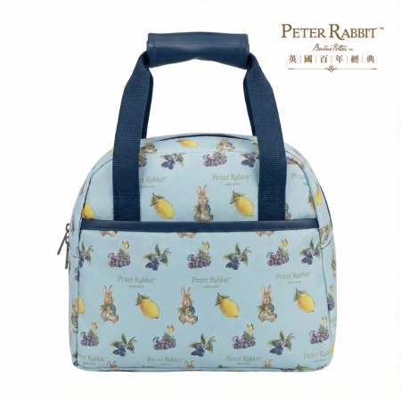暑期玩樂攻略~【PETER RABBIT 比得兔】保溫保冷袋/便當袋 -- 春遊系列 - 2色可選（藍/白）