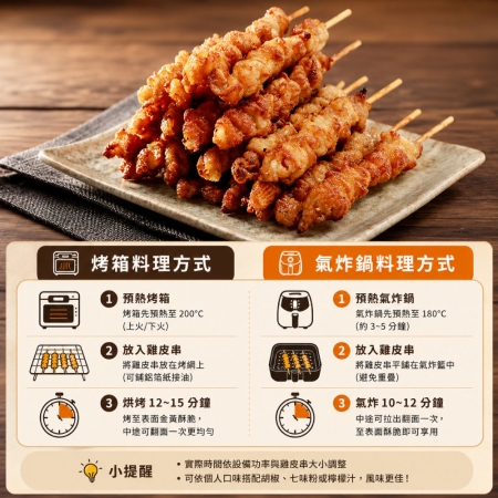 【約克街肉舖】雞肉/雞心/雞皮串任選（3串/包）