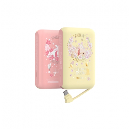 Belkin BoostCharge 20W自帶USB-C線快充行動電源_10000mAh_迪士尼系列-小熊維尼