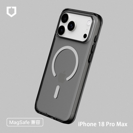 犀牛盾 Clear MagSafe兼容_透明/酷墨灰_iPhone 17Pro/18Pro 系列