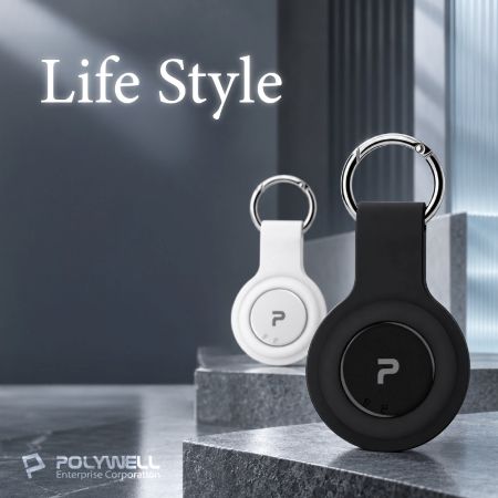 POLYWELL 藍牙防丟器 POLYWELL Tag 蘋果專用 全球定位 NCC認證 物品追蹤 寶利威爾 台灣現貨