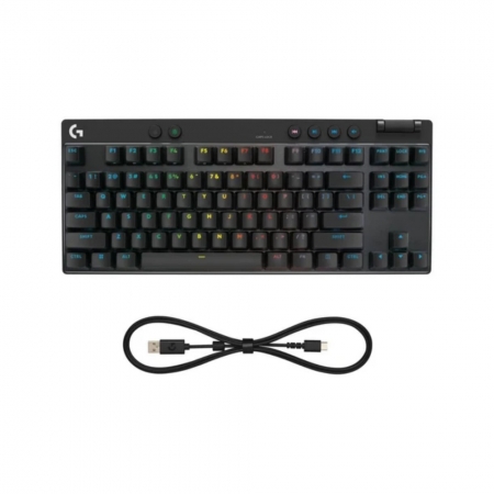 Logitech 羅技 PRO X TKL RAPID 電競 鍵盤 黑/白/桃紅（LOGI-PTR）