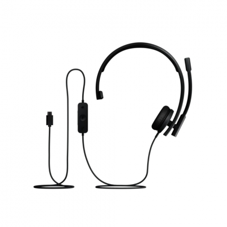 Logitech 羅技 VC H570e 有線耳機麥克風 USB-A/USB-C 單耳 Tems版本 企業版（LOGI-H57E）