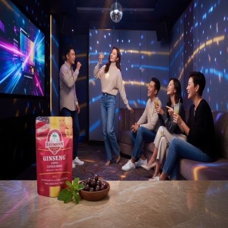 美國寶曼花旗參枇杷爽喉軟糖