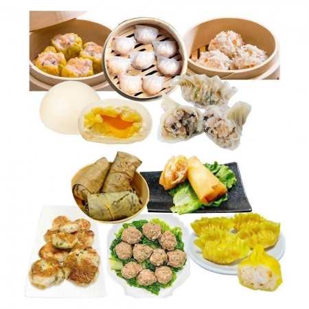 預購【好饗吃】五小福港式年菜 兩款任選x2套 （港式/燒賣/春捲/蝦餃）