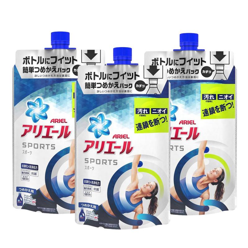日本p G Ariel史上最強運動消臭洗衣精 補充包7g 共3入組 線上購買 Hami市集